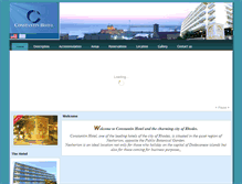 Tablet Screenshot of hotelconstantin.gr